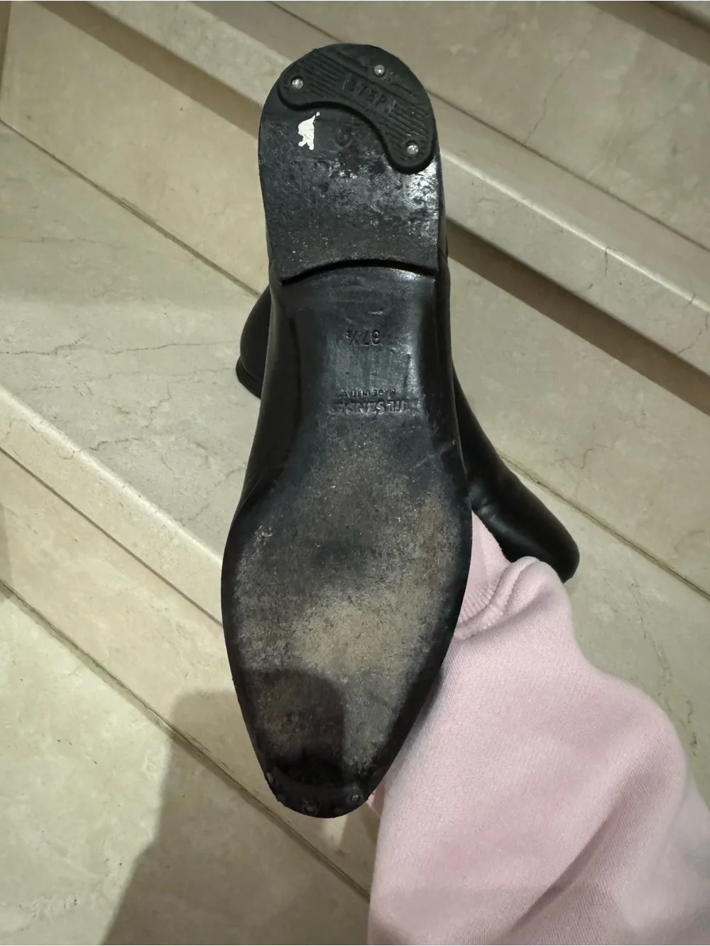 Women’s Black Leather Slim Ankle Boots